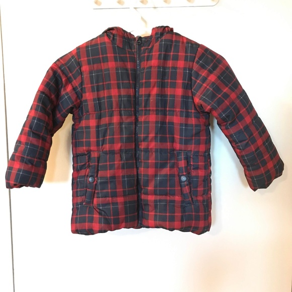 3/$15 Westbound kids blue & red winter jacket 5T - Picture 2 of 5